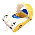thumbnail image 1 of kusrkot Kids Inflatable Pool Floats Seat Sunshade Rings Car for Surfing Holidays, 1 of 9