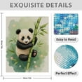 thumbnail image 3 of Diamond Art Kit for Adults, Panda Climbing Illustration Diamond Painting for Adults Beginners, DIY Diamond Art Painting Kits, 5D Diamond Painting Crafts for Home Decor 12x16 Frameless, 3 of 7