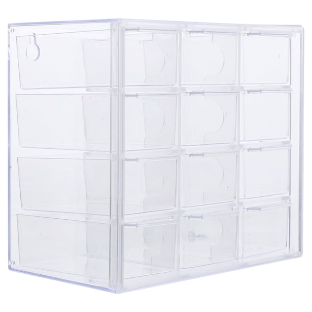1 juego de caja pequeña de acrílico con tapa, caja para dulces, mini caja para guardar joyas.