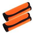 thumbnail image 1 of AURARMLET 2Pcs Portable Orange Grip Pads Polyester Palm Covers for Barbell Horizontal Bars Strength Training, 1 of 5