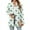 White, variant on Women's Christmas Printed Lightweight Cardigan Long Sleeve Casual Loose Thin Fit With Pockets Jacket for Holiday Comfort and Everyday Wear,Green,L
