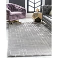 thumbnail image 6 of Marilyn Monroe Geometric Modern Area Rug, Silver/Gold, 5" x 8", 6 of 7