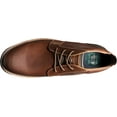 thumbnail image 5 of Men's Nunn Bush Barklay Plain Toe Chukka Brandy Crazy Horse Leather 9 W, 5 of 6