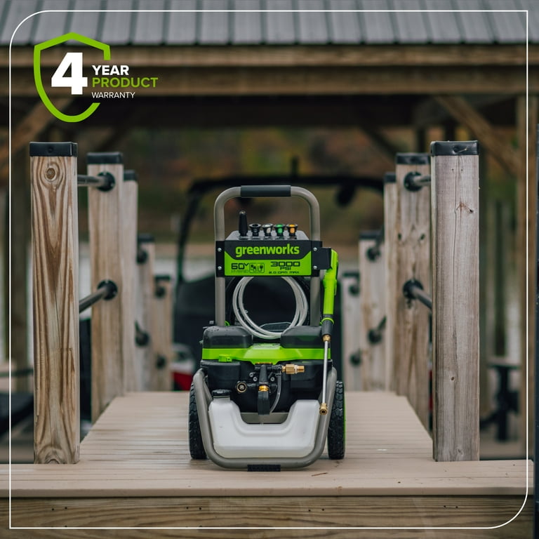 GREENMAX　50791 Greenworks Hybrid 60V 3000 PSI at 2.0 GPM Electric Pressure
