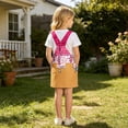 thumbnail image 7 of OSOLU Overall Dress For Girls Adjustable Straps Ice Cream Printed Loose Fit Suspender Dress With Pockets Kids Girl Summer Clothes 4-13Y, 7 of 7