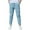 Light Blue, variant on KAUOD Boys Straight Uniform Pants Thin Cuff Elastic Waist Plain Long Trousers with Pockets Kids Pull on Casual Trousers