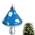 thumbnail image 2 of 1 Pc Mushroom Ornaments Christmas Tree Hanging Decorations Plastic Mushroom Hanging Ornaments Festive Decor for Christmas Tree and Holiday Party, 2.95x1.89 Inch, Blue, 2 of 5