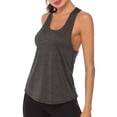 thumbnail image 3 of Chalecos Mujer Mujeres Workout Tops Racer Back Solid sin mangas Yoga Fitness Running Gym Lounging Qu Tomshoo Chalecos Mujer, 3 of 6