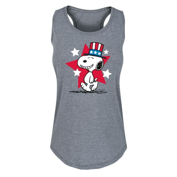Peanuts - Snoopy Americana - Women's Racerback Tank