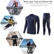 thumbnail image 5 of Conjunto de ropa interior térmica para hombre, ropa interior deportiva larga con forro polar de invierno, secado rápido, 5 of 5