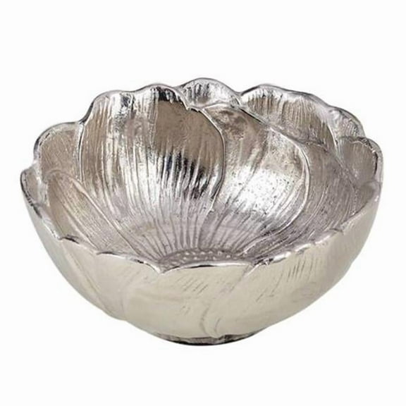 Leeber 72660 Elegance Nickel Plated Lotus Bowl, 4.5 in.