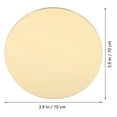 thumbnail image 2 of WRITWAA 1Set Golden Acrylic Reflective Display Tray for Product Photography 10X3.9In, 2 of 7