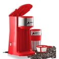 thumbnail image 2 of AdirChef Single Serve Coffee Maker, 15 oz. Capacity, Grab & Go, W/Coffee Mug, Red, 2 of 3