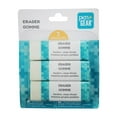 thumbnail image 1 of Pen + Gear 3pks  White  Eraser In Blister Card, Latex-Free  Eraser, 1 of 6