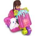 thumbnail image 3 of Polly Pocket Micro Doll with Ice Cream-Themed Die-cast 3-Wheeler and Mini Pet, Travel Toys, 3 of 4