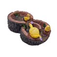 thumbnail image 4 of Estatua de pato de resina para jardín, decoración de jardín, lindo, creativo, único, regalo, decoración de pato Color oscuro, 4 of 7
