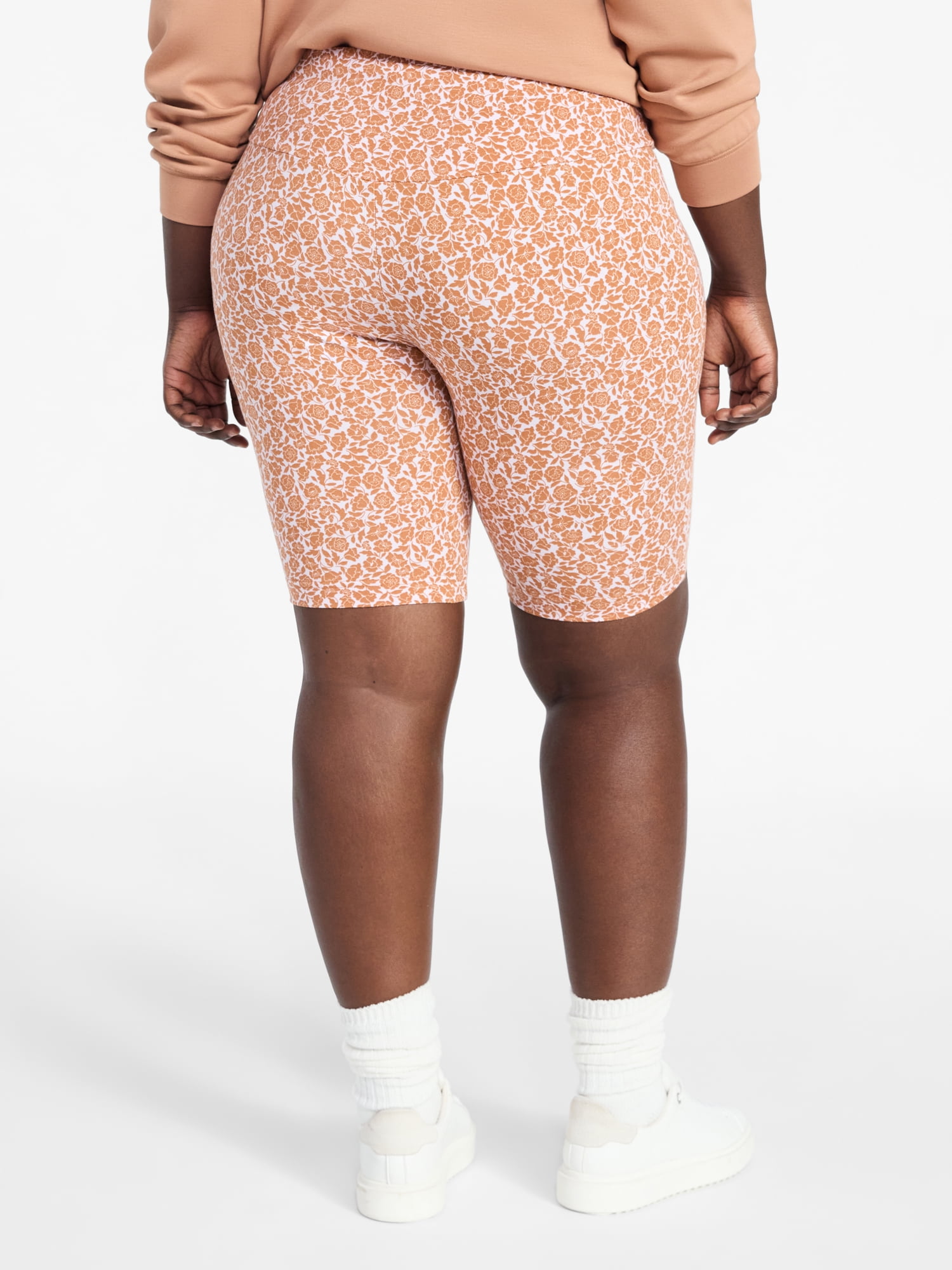 Terra & Sky Women's Plus Size Bike Shorts, Sizes 0X-5X