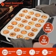 thumbnail image 6 of PLERISE Metal Reinforced Silicone Mini Cupcake Pan, Nonstick 24 Cups, 1 Pack, 6 of 7