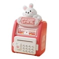 thumbnail image 4 of Cajero Automático Eléctrico, Hucha Electrónica, Caja de Seguridad para Dinero, Caja de Ahorros con Bloqueo de Contraseña, Regalo para Niños de 3 a 8 a, 4 of 8