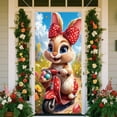 thumbnail image 4 of Uuiauoio Easter Door Cover,Easter Door Decorations Bunny Egg Rabbit Hanging Banner Decor Farmhouse Holiday Decor Spring Party Decoration for Front Wall Backdrop Indoor Outdoor 71 x 35 Inch, 4 of 6