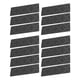 thumbnail image 2 of Peldaños de escalera de alfombra de 14 peldaños de escalera para alfombras, antideslizantes, antideslizantes, sin cinta adhesiva para niños - gris Fanmusic Peldaños de escalera de alfombra, 2 of 7
