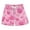 Pink Hearts and Roses Pattern, variant on Kids' Beach Pants Comfortable Swim Trunks Light Purple Roses Pattern Shorts for Pool Vacation and Lounge Wear 2T