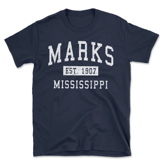 Marks Mississippi Classic Established Men's Cotton T-Shirt
