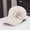 Beige, variant on Unisex Sparkly Rhinestone Baseball Cap, Breathable Cotton Adjustable Glitter Hat with Crystal Studs, Casual Sequin Sports Cap for Running Travel Streetwear Beige