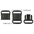 thumbnail image 2 of 50 - 1/2 inch YKK Safety Flat Side Release Plastic Buckles, 2 of 2