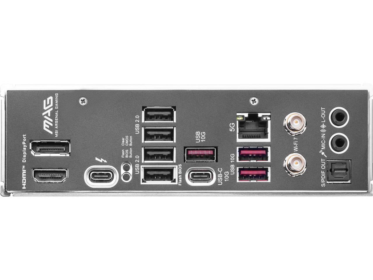 MSI MAG B860M MORTAR WIFI Gaming Desktop Motherboard - Intel B860 Chipset - Socket LGA-1851 - Micro ATX (magb860mmortarwifi)