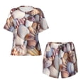 thumbnail image 4 of Lsque Sea Shells Women's Short-Sleeved Pajama Set - 2 Piece Soft and Lightweight Sleepwear Set-3X-Large, 4 of 9
