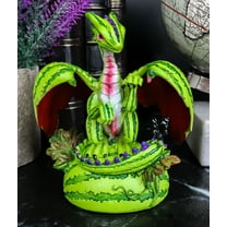 Colorful Garden Tropical Watermelon Green Thumb Dragon Statue Stanley Morrison