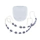 thumbnail image 1 of Decoraciones de dientes temporales con soporte de metal gancho para estudiantes con estuche con violeta, 1 of 8