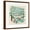Brown Frame, variant on Art.com Winter Bliss V Art Print by Janelle Penner, 16" x 16"