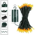 thumbnail image 3 of Orange Halloween Lights  33ft 100 LED Battery Orange String Lights  Waterproof 8 Modes with Timer Halloween Fairy Lights for Home, 3 of 7