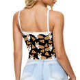 thumbnail image 4 of Blusa con escote en V y ombligo de encaje para mujer Fridja qr4820, 4 of 4