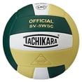 thumbnail image 2 of Tachikara Sv5Wsc Sensi-Tec Composite Volleyball (Green, White And Vintage Gold), 2 of 3