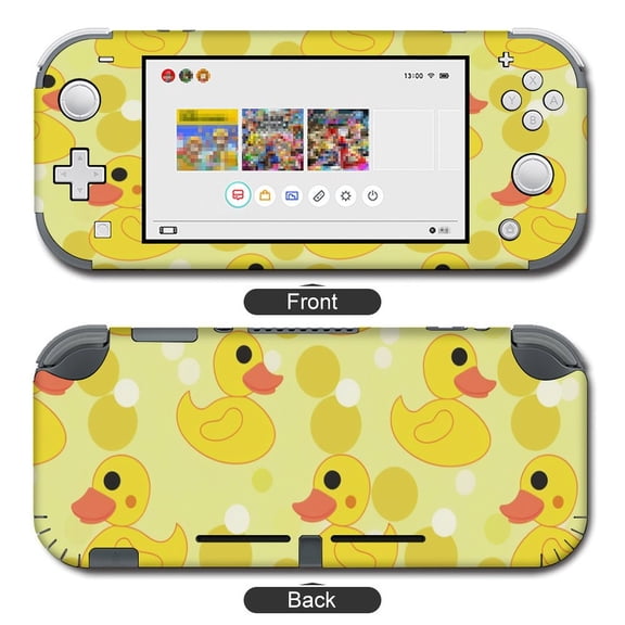 POBUDS Switch Skin | Sticker Wrap Vinyl Decal | Set Compatible with Nintendo Switch ( Switch Lite, Cute Rubber Duck)