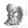 thumbnail image 2 of Fairy Tale Angel Sculpture Resin Statue Home Bookcase Ornament Girl Figurine Living Room Garden Decorative, 2 of 6