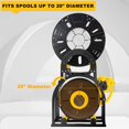 thumbnail image 3 of 3D Industrial Filament Respooler – Heavy Duty 3D Printer Spool Rewinder for 20" Spools | Universal Wire/Welding Thread Winder with Smart Tension Control, 3 of 5
