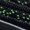 Black and Green, variant on Men's Big Size Black Green Gradient Knit Lace Up Casual Running Sneakers, Breathable Lightweight Non-Slip Wide Toe Outdoor Daily Walking Footwear