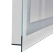 thumbnail image 2 of Superior 48"W x 36"H Rectangular Frameless Anti-Fog Wall Bathroom Vanity Mirror in Silver, 2 of 7