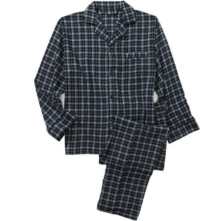 Big Men's 2-Piece Print Flannel Pajamas, Size 2XL