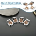 thumbnail image 3 of RENACLIPY Stainless Steel 304 Mirror Clips Set, and Stable Design, Easy to Install, Secure Hold for Mirrors, 1 Set, 3 of 8