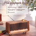 thumbnail image 2 of Altavoz Bluetooth Inalámbrico Portátil Retro, Potente Caja de Sonido Estéreo, Pequeño Altavoz Vintage Recargable., 2 of 5