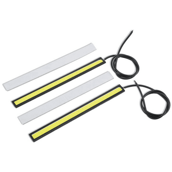 4 x Waterproof Super Bright Car DRL Fog Driving COB LED Light White