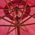 thumbnail image 4 of Outsunny ⌀10’ X 8.2’H Bamboo Round Patio Umbrella, 4 of 4