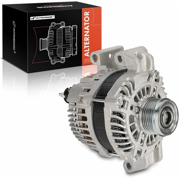A-Premium Alternator Compatible with Dodge Dart 2013 2014 2015 2016, 2.0L 2.4L, 12V 140A 6-Groove Decoupler Pulley Clockwise