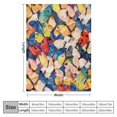 thumbnail image 4 of Patifu Butterfly Blanket  Wings Print  Plush Fly Throw for Bed Sofa Couch  for Women Girls and Kids  60x80in, 4 of 6