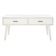 thumbnail image 5 of SAFAVIEH Squall Rustic Square 1 Shelf Coffee Table, Burnt White, 5 of 12